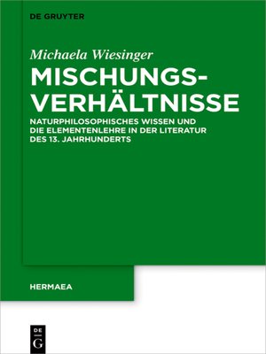cover image of Mischungsverhältnisse